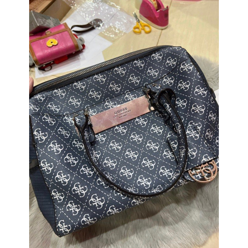 Preloved - Tas Guess Denim Blue (Handbag & Slingbag)