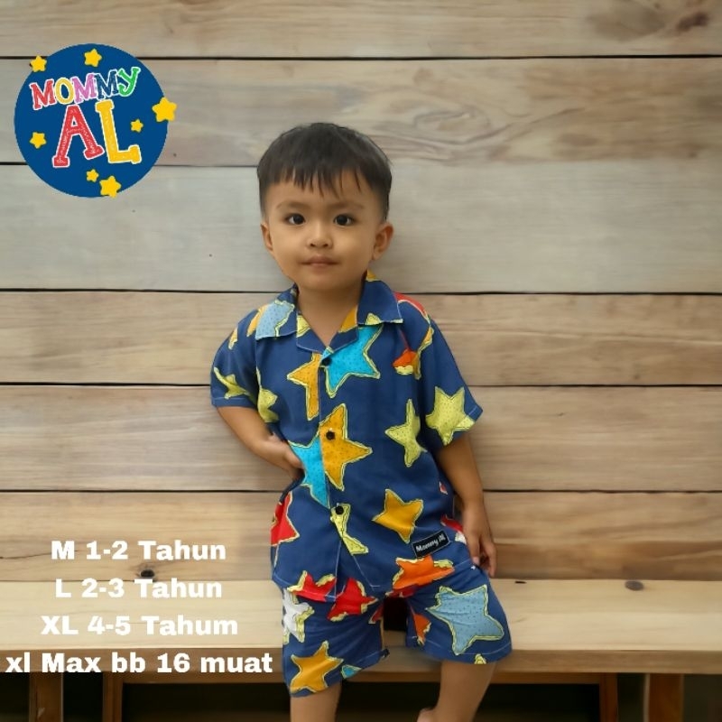 [MOMMY AL]SETELAN BAJU  RAYON ANAK 1-5 Tahun/PIYAMA ANAK/RAYON/OOTD