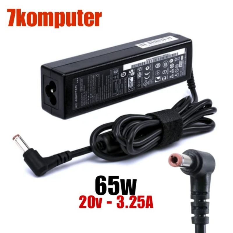 Adaptor Charger lenovo Z460 Z370 G570 B475 B560 Z470  Y400 Y410 Y430 Y450 Y470 20V 3.25A