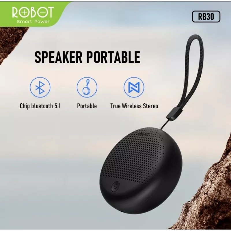 Robot Rb30 Mini Portable Bluetooth True Wireless Speaker Chip 5.1 Stereo Tws Micro