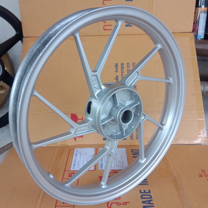 Velg Pelk Pelek Racing Belakang Motor Suzuki Satria Fu Warna Silver
