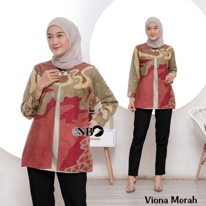 ATASAN BATIK BLOUSE M L XL XXL