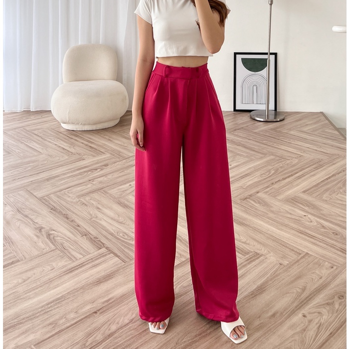 POTTIE - Ha-Ri Cullotes Pants - Long Culottes High Waist