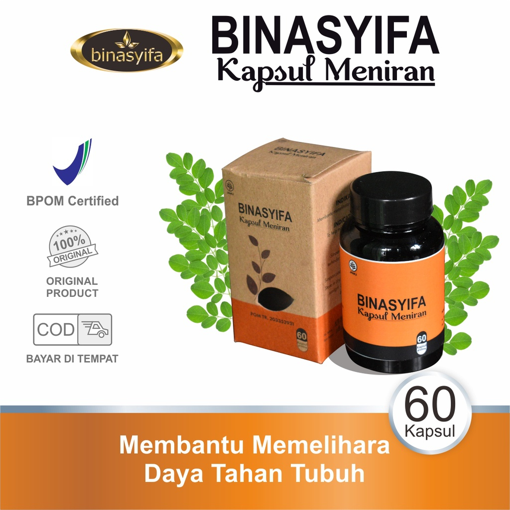 Kapsul Meniran Meningkatkan Imun Tubuh dan Menurunkan Kadar Gula Darah Binasyifa Herbal Original