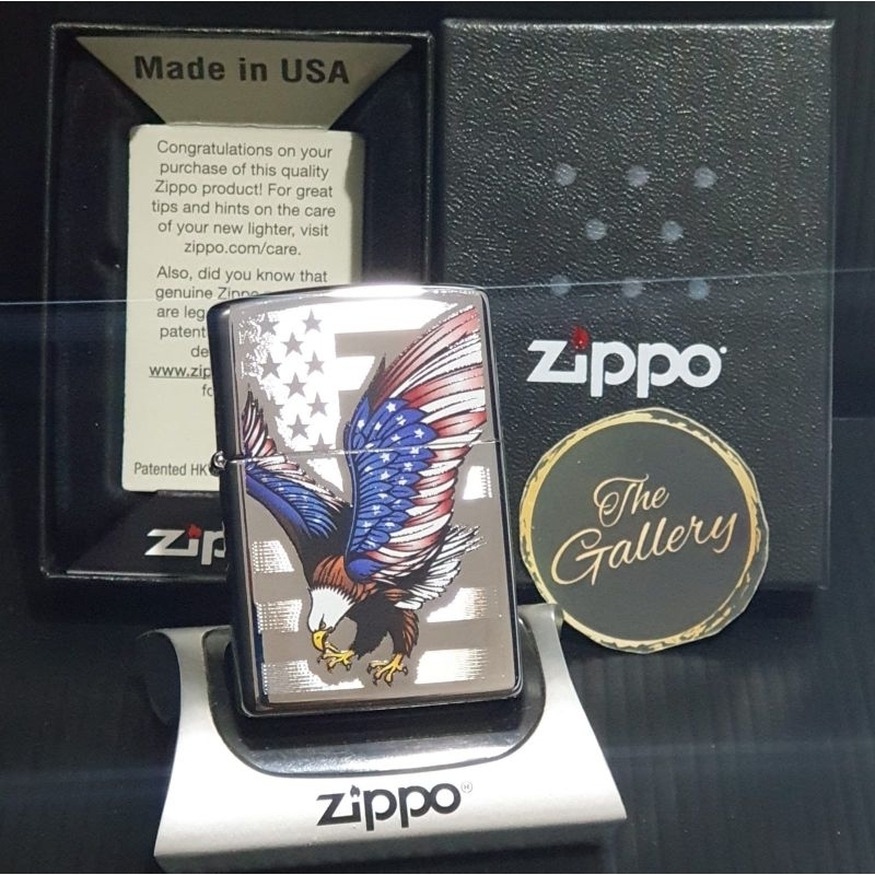 ⭐⭐⭐⭐⭐ 28449 ORIGINAL ZIPPO EAGLE FLAG