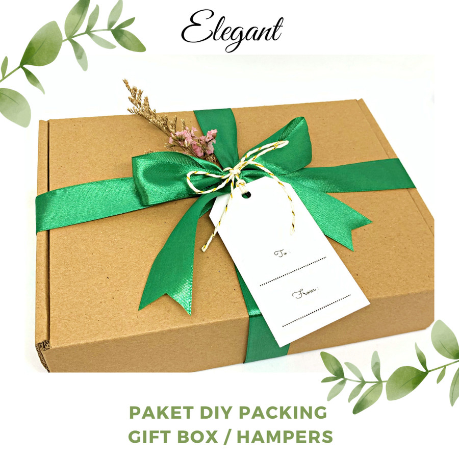 

DIY Packing Kado Hadiah Hampers Gift Box & Aksesoris (Elegant)