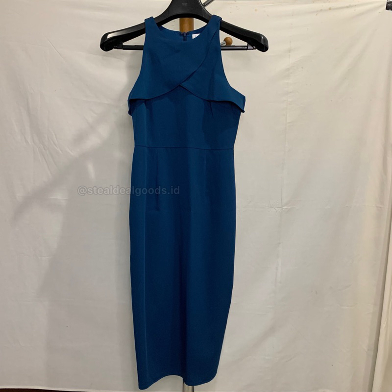 LOVE, BONITO - BLUE MIDI DRESS