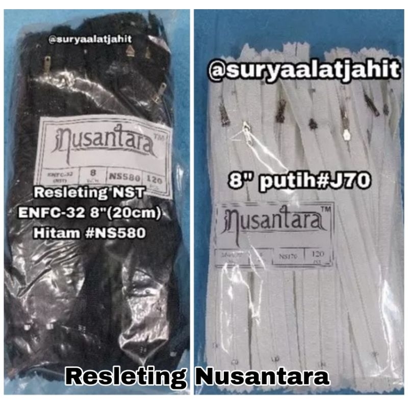 Resleting Nusantara 8in/20cm ENFL32 produk ykk rp.40.500/10lsn