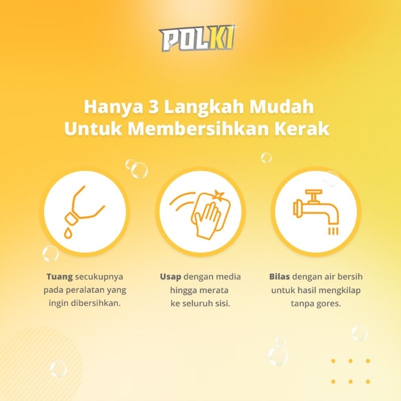 POLKI PEMBERSIH KERAK (FREE SPONS)