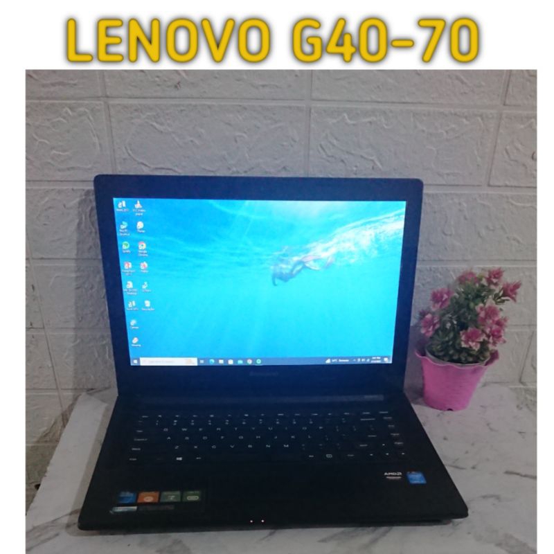 LAPTOP MURAH | LENOVO G40-70 | GAMING DAN DESAIN | RAM 4/500Gb | CORE I3 | LAYAR 14 | WINDOWS 10 | SUPER SLIM | NO MINUS SIAP PAKAI