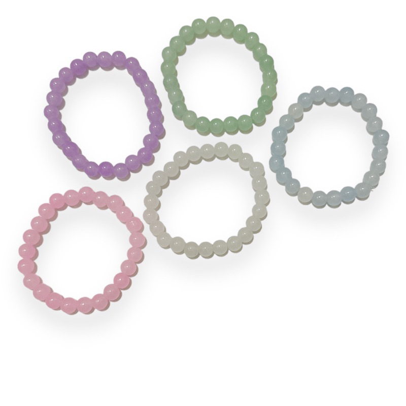 Gelang Elastis Water Beads Elastic Bracelet Stone