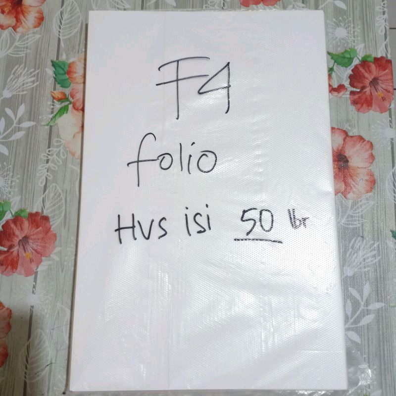 

Kertas HVS F4 Folio Eceran Isi 50 Lembar / Paper Fotocopy