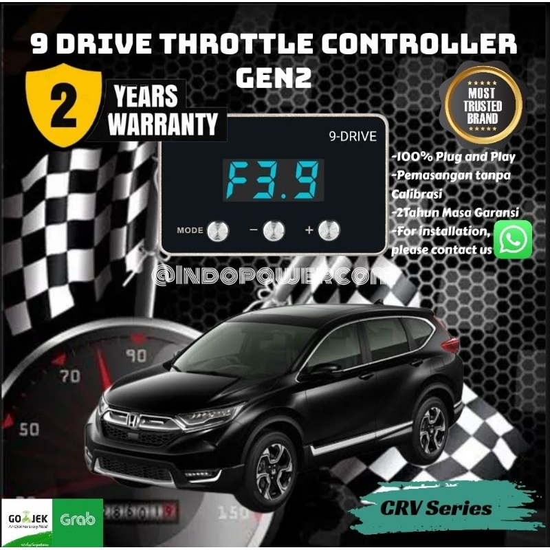 9 Drive Throttle Controller Honda CRV Series Remap ECU Piggyback 9Drive