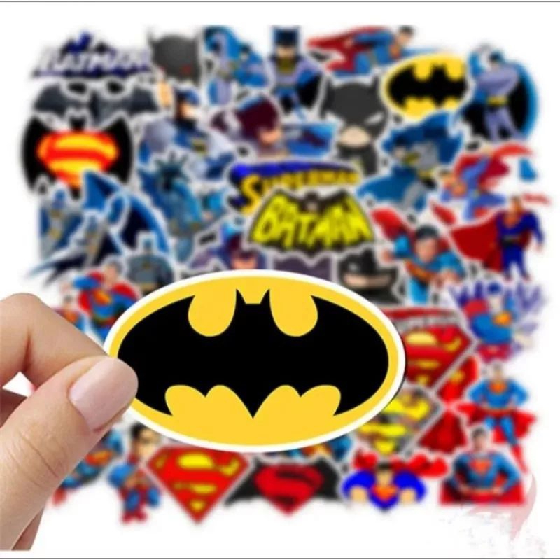 

1 pcs stiker superhero austhetic anti air untuk laptop dan peralatan lainnya pilihan random