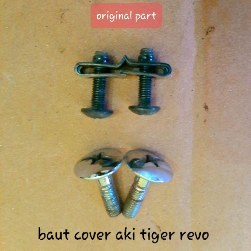 baut cover aki tirev tiger revo original bawaan motor