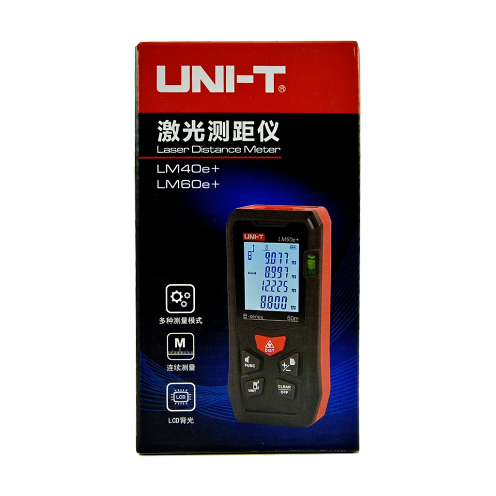 Laser Distance Uni-T LM40e+ 40 Meter Alat Ukur Jarak Dimensi Meteran 40m Digital