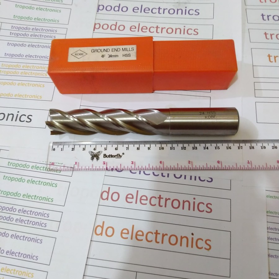 Endmill bor frais 4 Flute HSS KOBE diameter 24 Long