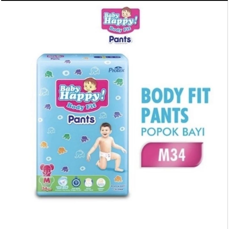 Baby Happy Pants M34 Baby Happy popok celana M