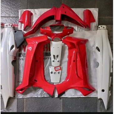bodi body halus set fiz r merah putih original ygp