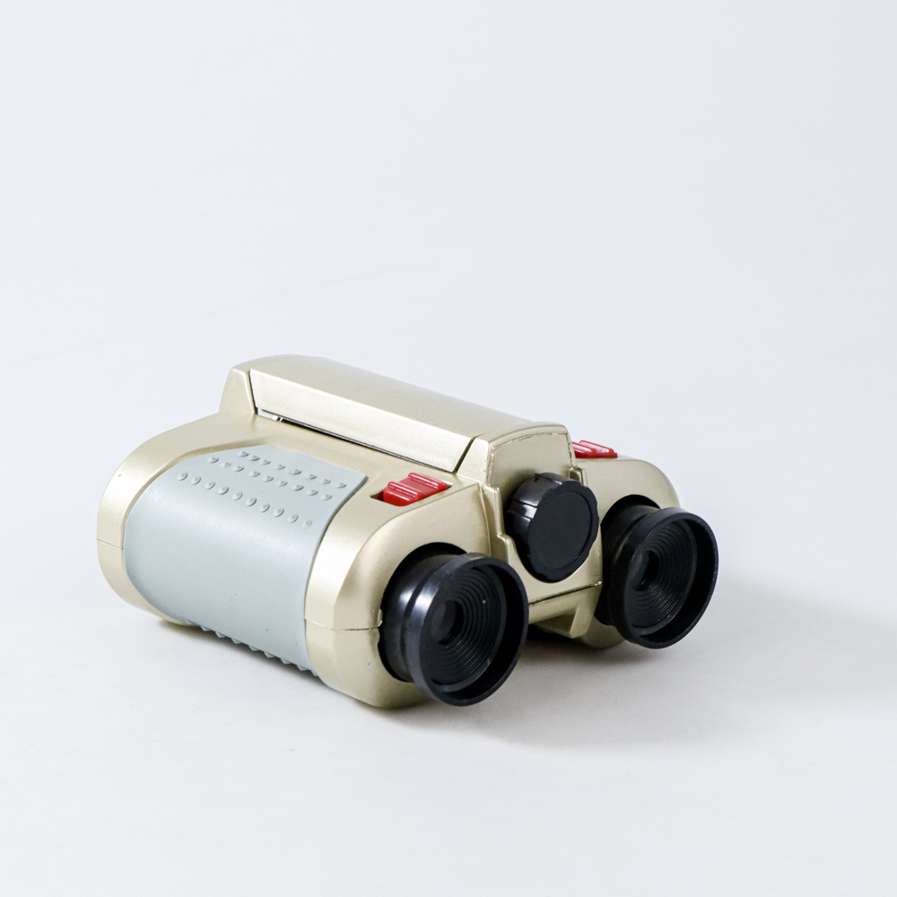 Scope Teropong Binoculars dengan Senter Pop-Up Light 4 x 30mm - Golden