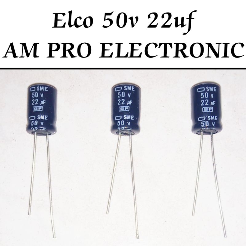 Elco 50v 22uf BP Elko Bipolar / Nonpolar