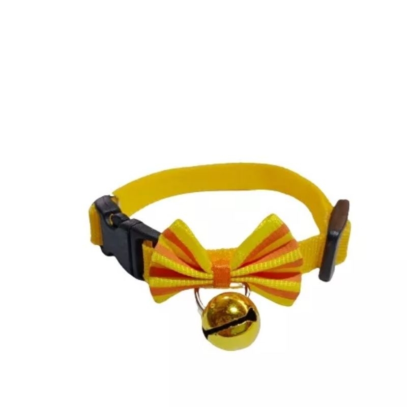 kalung kucing lonceng pita strip zeorfram