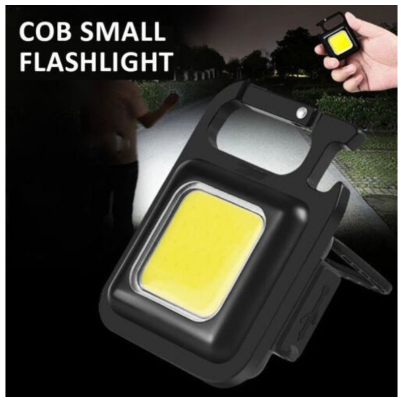 Senter Mini Gantungan Kunci Welite LED COB Lampu Cas USB Type-C KEYCHAIN LIGHT Lampu Senter mini LED