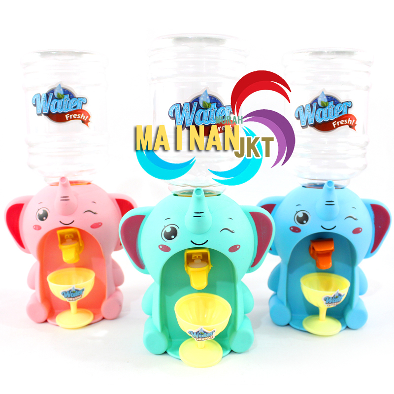 MAINANKEI MAINAN ANAK MURAH YK147 ANIMAL WATER DISPENSER GAJAH MAINAN ANAK DISPENSER GALON WATER DRINKING