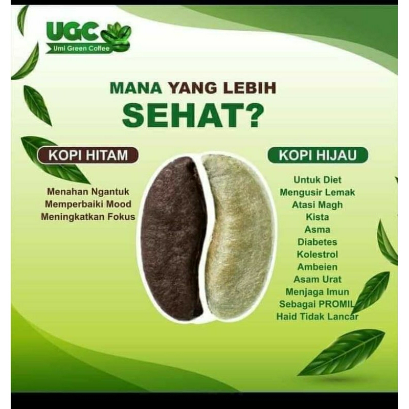 Umi green coffe herbal pelangsing produk ori
