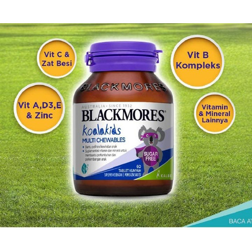 Makassar ! Blackmores Koala Kids Multi Chewable Sugar Free 60 kaps