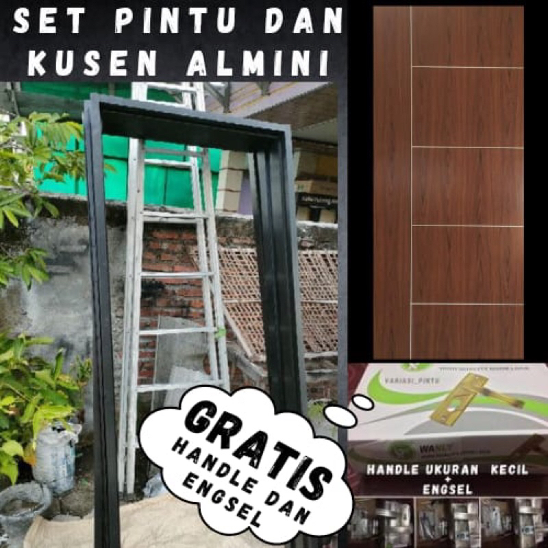 SET PINTU DAN KUSEN / PINTU MURAH / PINTU KAMAR