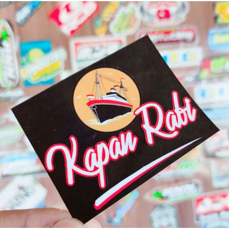 stiker kapan rabi