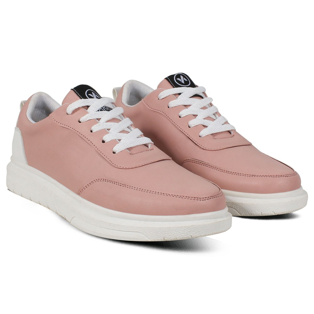 Sepatu Sneakers Wanita V 5284 Brand Varka Sepatu Kets Olahraga Kuliah Jalan Jalan Trendi Berkualitas - Pink