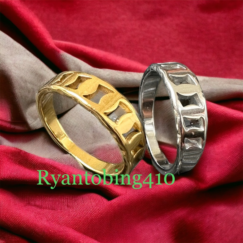 cincin titanium model rantai kilat -01-01-01