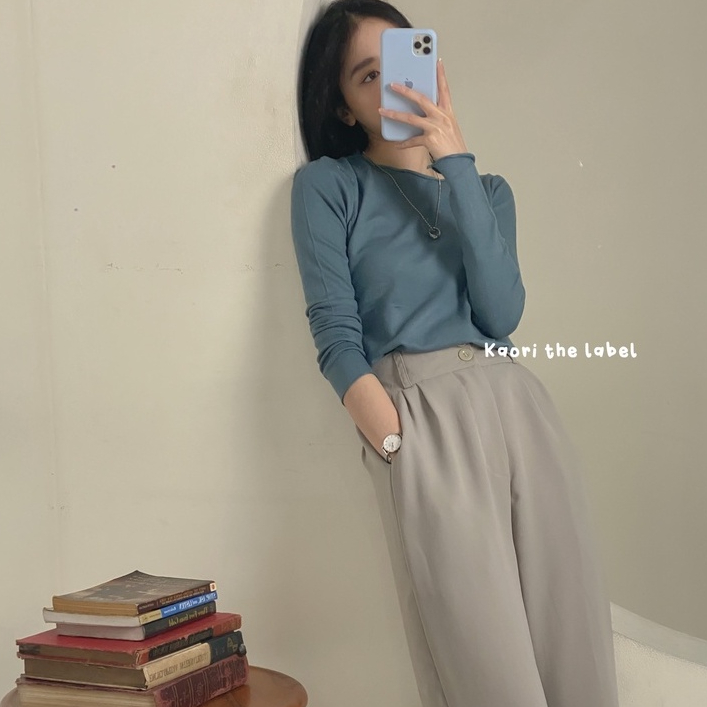 Diego Pants - Celana Panjang Wanita - Celana High Waist - Celana Anti Kusut - Celana Korea Wanita - Celana Formal / Casual