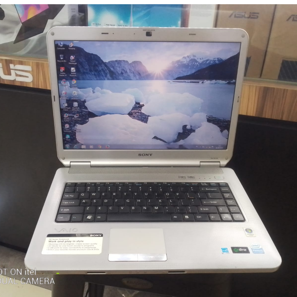 LAPTOP LEPTOP SECOND SONY VAIO CORE  MEMORY RAM  4 GB  COCOK UTK JUAL ONLINE MENGAJAR MAHASISWA KANTORAN ZOOM SIAP PAKAI MULUS KEYBOARD BERGARANSI BONUS 2jutaan