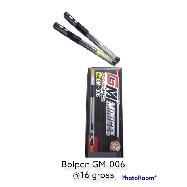 

Pulpen/ Bolpoin/ Bolpen Mini Gel 0,5mm Merek GM Gadjah Mada 1 Lusin (isi 12pcs)