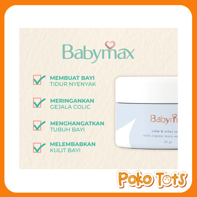 Babymax Calm &amp; Relax Cream 25gr Krim Pelembab dan penghangat Tubuh Bayi Baby Max