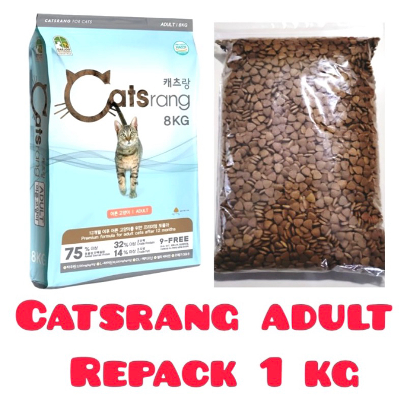 Makanan Kucing Catsrang Adult Repack 1 Kg