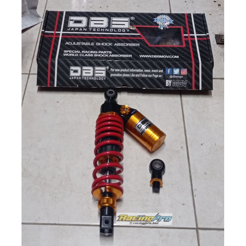 Shock Tabung Atas Miring Matic 310-330MM DBS