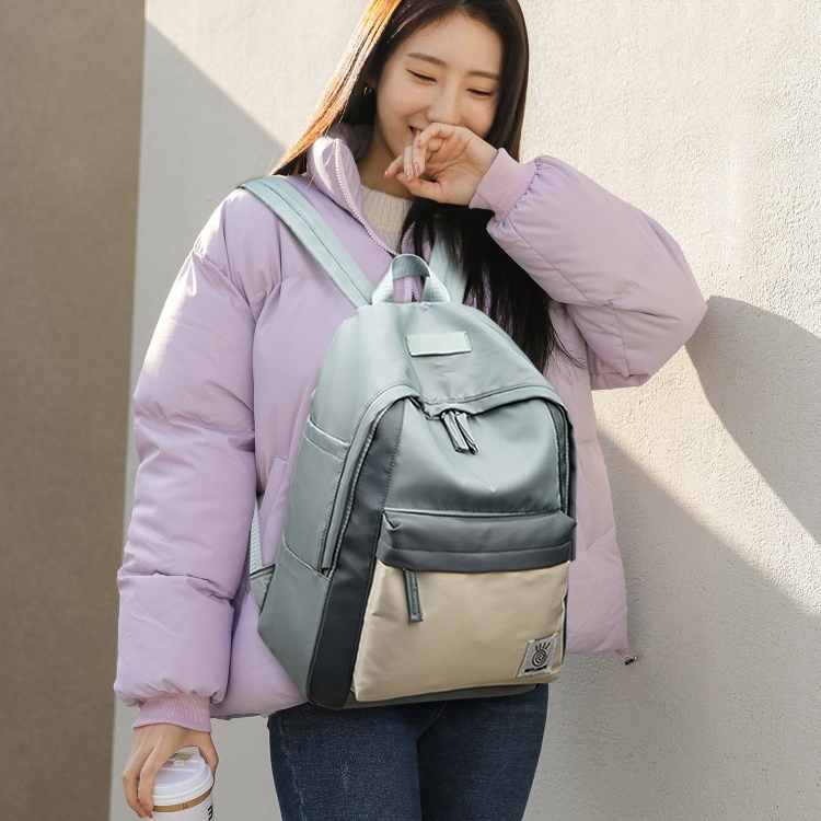 TAS RANSEL WANITA ANTI AIR IMPORT GREY YAREZI TA822G2 BACKPACK CEWEK SEKOLAH GENDONG PUNGGUNG KERJA KULIAH MURAH REMAJA KEKINIAN BRANDED FASHION SIMPLE BATAM KOREA