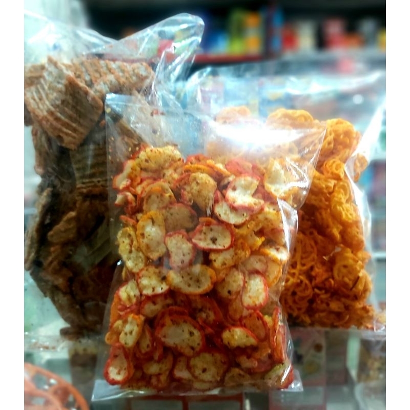 

(KILO) Seblak Kerupuk Gepeng/ Mawar/ Jengkol Kotak/ Bulat 200 gram