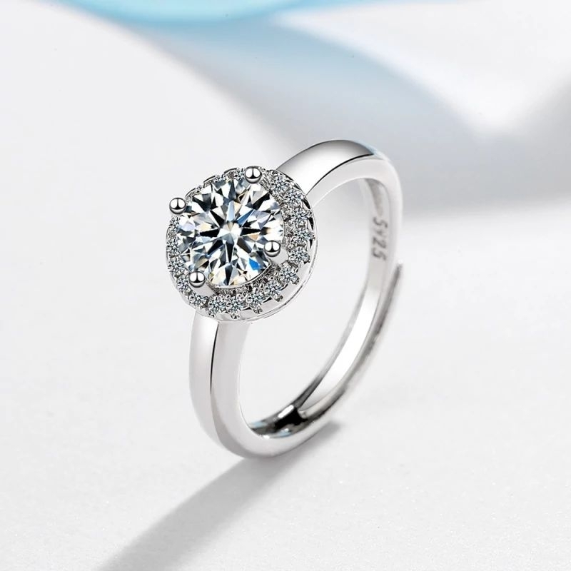 ChrystalxSea Cincin Wanita Silver S925 Brightning Sun - Silver Ring for Women S925