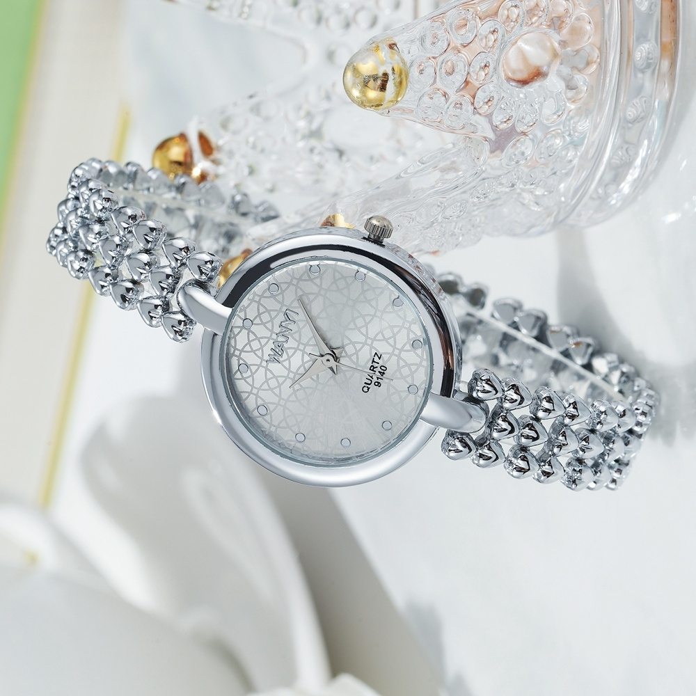 JAM TANGAN WANITA IMPORT REMAJA FASHION KEKINIAN CEWEK PESTA MEWAH RANTAI ELEGANT BRANDED SILVER JAM127S3 ORI DIAMETER KECIL MURAH EURYDICE