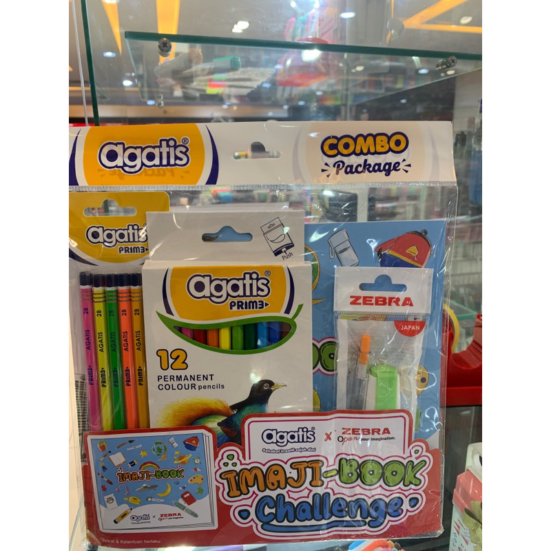 

Agatis - Paket Mewarnai & Menggambar Kombo 1 Imaji Book Agatis X Zebra