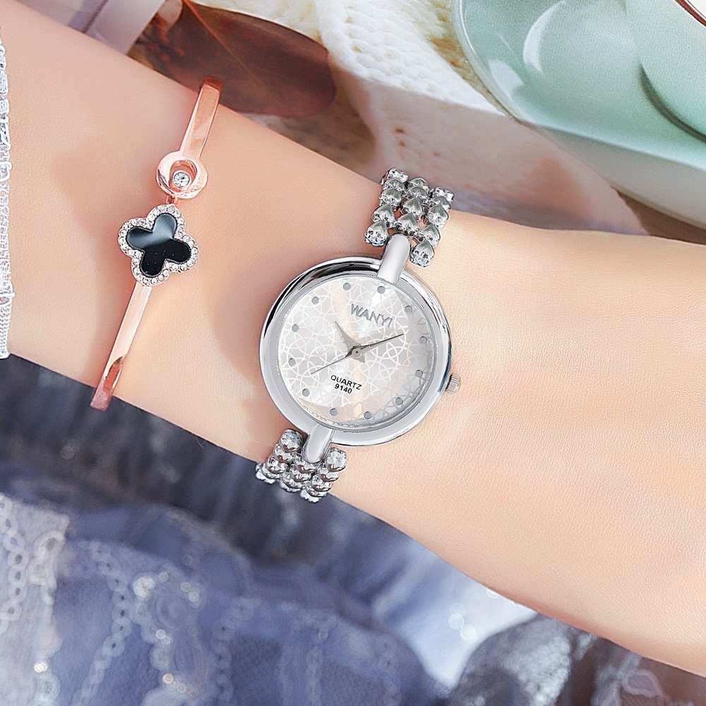 JAM TANGAN WANITA EURYDICE JAM127S3 IMPORT ELEGANT FASHION KEKINIAN REMAJA PESTA MEWAH RANTAI CEWEK SILVER ORI DIAMETER KECIL MURAH BRANDED