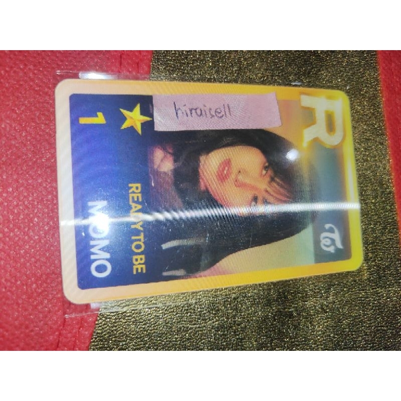 TWICE MOMO SUPERSTAR JYP SSJYP LENTICULAR LENTI PHOTOCARD PC READY TO BE RTB
