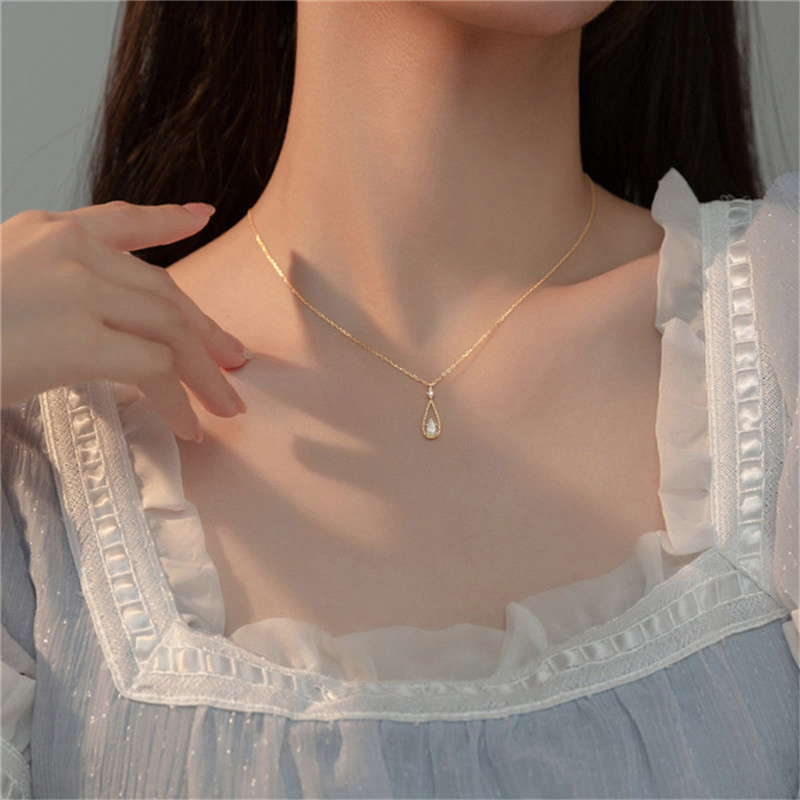[Ready Stock]❤️Kalung Wanita Korea Liontin Rantai Klavikula Anti Karat Dan Anti Luntur Kalung 2023 Terbaru Hadiah Ulang Tahun Kado Fashion Aksesoris Murah COD