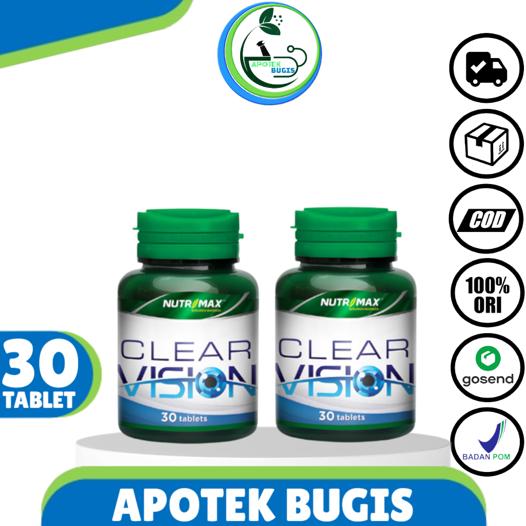 Nutrimax Clear Vision With Eyebright Herb - 30 Tablet - ViTAMIN Mata