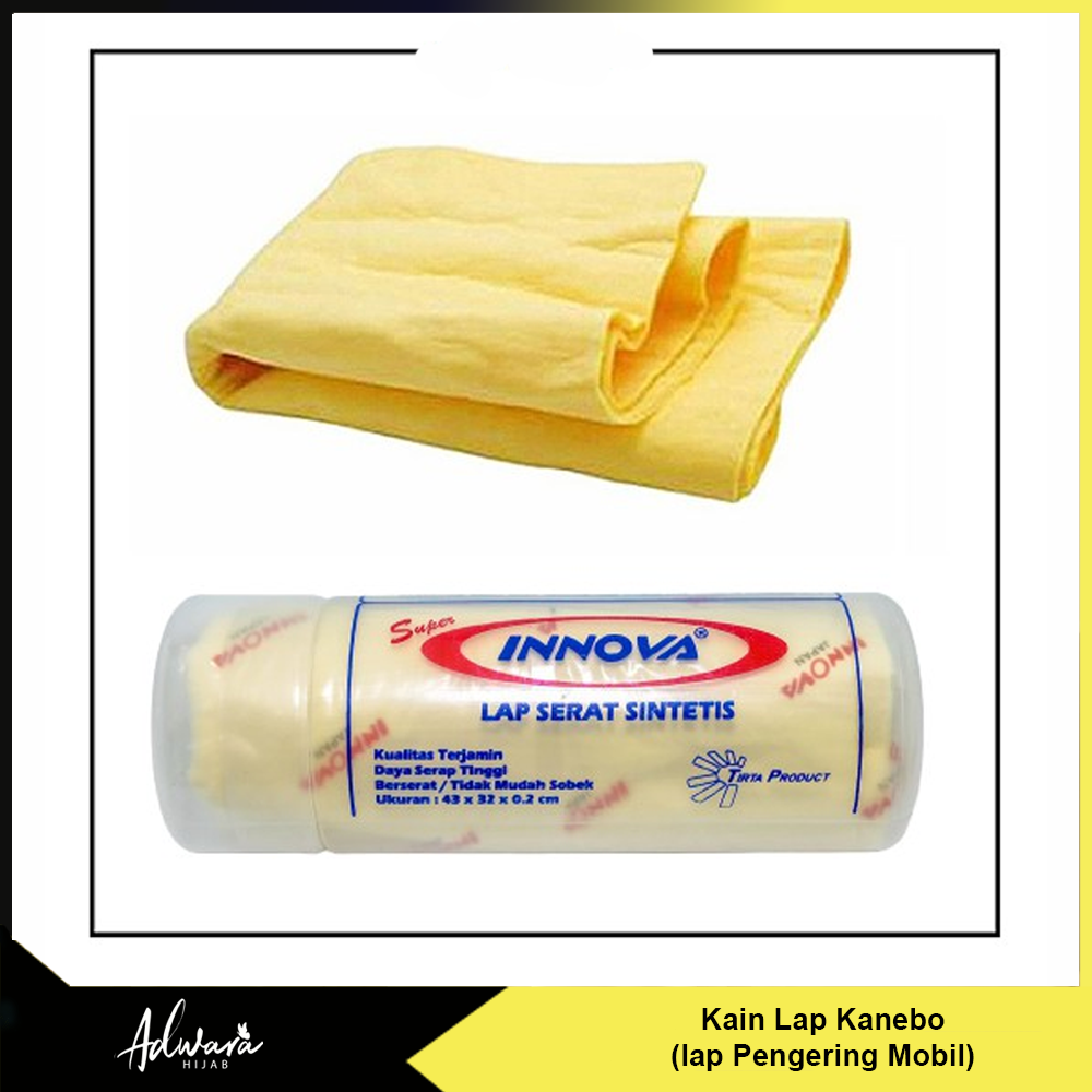 Kain Lap Kanebo Pengering Body Kendaraan / Lap Kanebo Innova Serat Sintetis Serbaguna